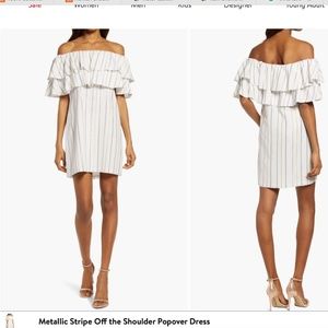 Off the Shoulder Dress  Charles Henry  Worn once!